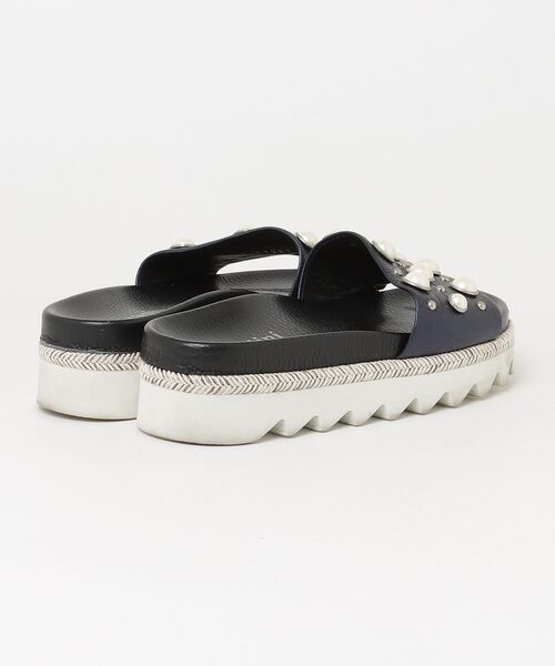「Pertini」 フラットサンダル 35 ネイビー レディース_画像2