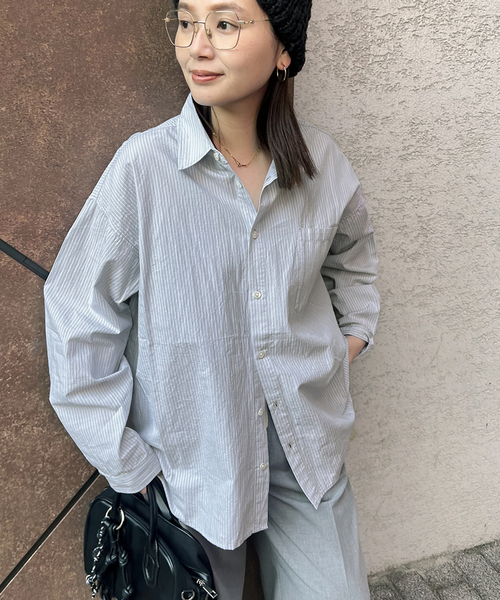 極美品 日本製　1.76万　ジャーナルスタンダード ストライプシャツ 近年 極美品 日本製 1.76万 ジャーナルスタンダード ストライプシャツ 近年