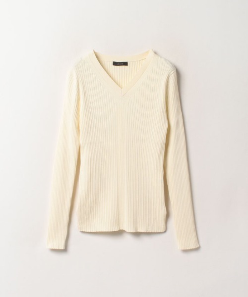 「allureville」 長袖ニット 2 レッド レディース_画像3