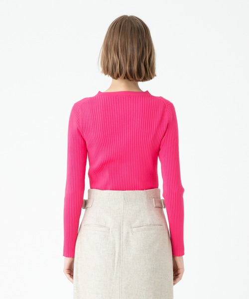 「allureville」 長袖ニット 2 レッド レディース_画像7