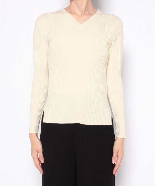 「allureville」 長袖ニット 2 レッド レディース_画像9