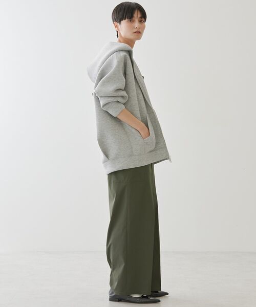 「AMERICAN HOLIC」 ジップアップパーカー M グレイッシュベージュ レディース_画像7