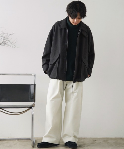 「WYM LIDNM」 ブルゾン L チャコール メンズ_画像8