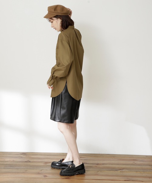 「N.（N. Natural Beauty Basic）」 長袖ブラウス MEDIUM クリーム レディース_画像3