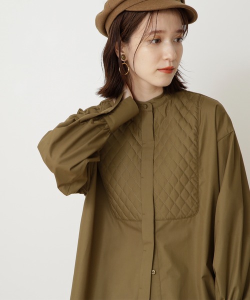 「N.（N. Natural Beauty Basic）」 長袖ブラウス MEDIUM クリーム レディース_画像4