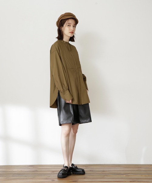 「N.（N. Natural Beauty Basic）」 長袖ブラウス MEDIUM クリーム レディース_画像5