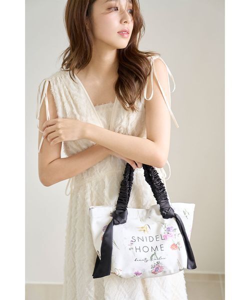 「SNIDEL HOME」 ハンドバッグ F ブラック レディース_画像4