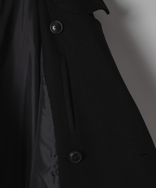 「Casper John」 ステンカラーコート MEDIUM グレイッシュベージュ メンズ_画像4