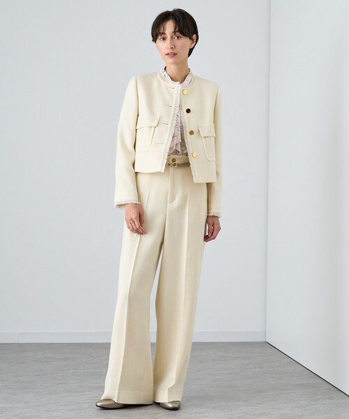 ANAYI（アナイ） ジャケット 36 アイボリー レディース : ZOZOTOWN