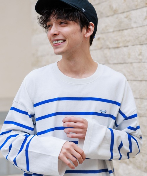 「PENNEYS」 長袖Tシャツ MEDIUM ホワイト メンズ_画像5