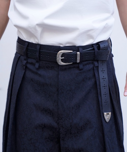 「Iroquois」 ベルト FREE ブラック系その他 メンズ_画像2