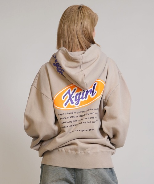 X-girl（エックスガール） パーカー 「ムラサキスポーツ限定」X-GIRL