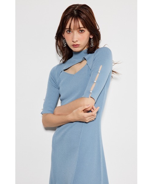 「rienda」 ニットワンピース FREE ベージュ レディース_画像2