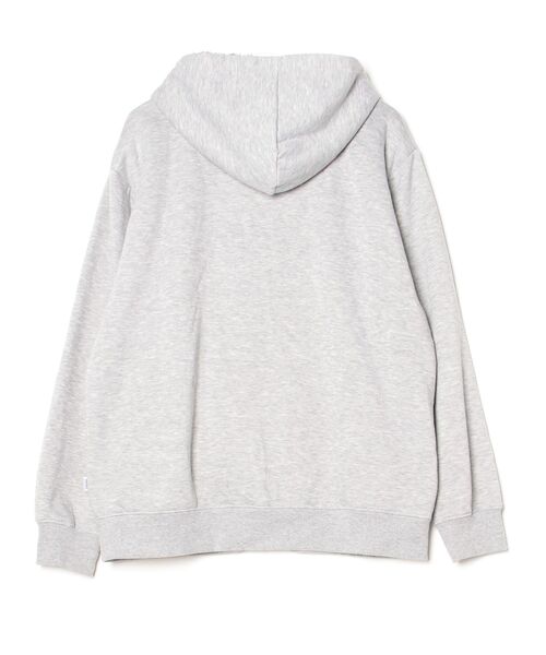 「DISCUS」 ジップアップパーカー X-LARGE グレー レディース_画像2