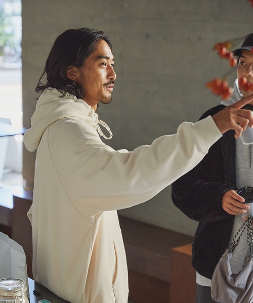 「THE CRAFT CREW PRODUCTS」 プルオーバーパーカー L レッド メンズ