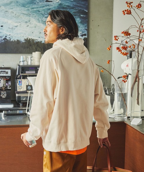 「THE CRAFT CREW PRODUCTS」 プルオーバーパーカー L レッド メンズ