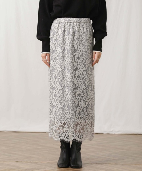 「Gready Brilliant」 タイトスカート 38 グレー レディース_画像2