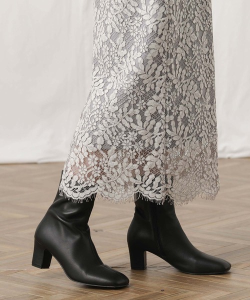 「Gready Brilliant」 タイトスカート 38 グレー レディース_画像4