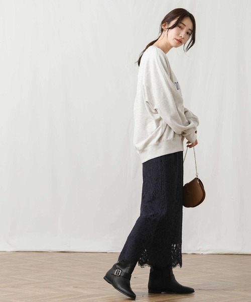 「Gready Brilliant」 タイトスカート 38 グレー レディース_画像7