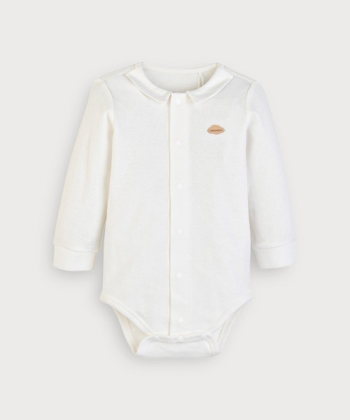 ベビー服 ロンパース 「2点セット」長袖ボディスーツ＆ショート