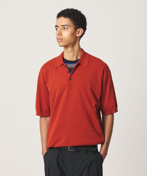BEAUTY＆YOUTH UNITED ARROWS ポロシャツ 「OWNESS」フェザー コットン