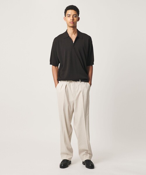 BEAUTY＆YOUTH UNITED ARROWS ポロシャツ 「OWNESS」フェザー コットン