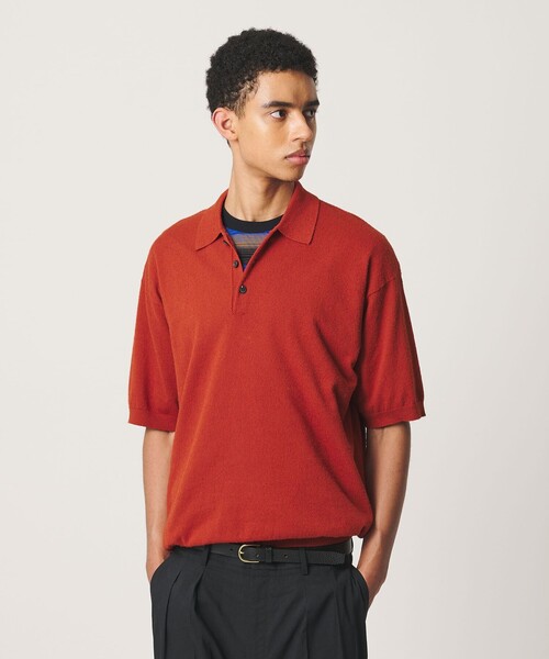 BEAUTY＆YOUTH UNITED ARROWS ポロシャツ 「OWNESS」フェザー コットン