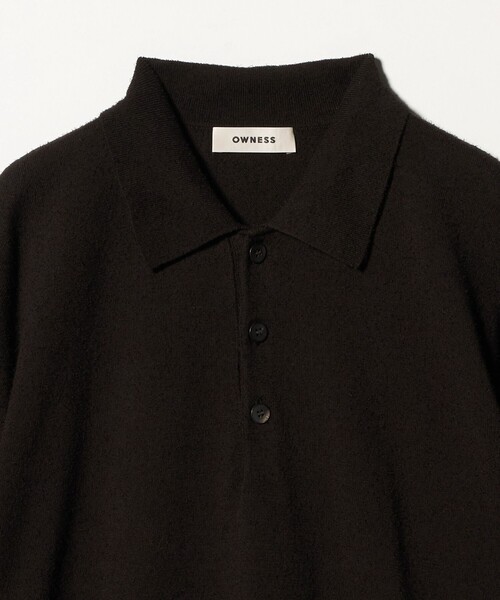 BEAUTY＆YOUTH UNITED ARROWS ポロシャツ 「OWNESS」フェザー コットン