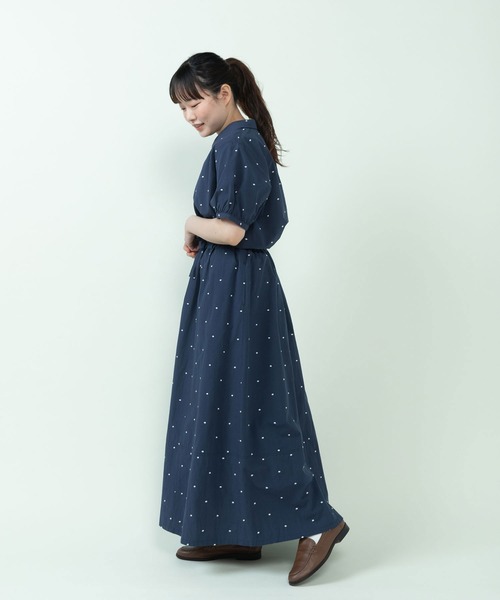 PAR ICI（パーリッシィ） スカート DOT刺繍 切り替えギャザースカート