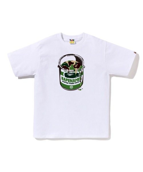 A BATHING APE（アベイシングエイプ） tシャツ ABC CAMO PAINT CAN TEE