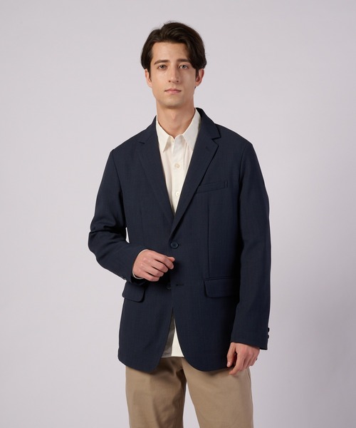 【新品未使用】エディーバウアー　ネイビー テーラードジャケット XL Eddie Bauer（エディーバウアー） ジャケット テーラードジャケット