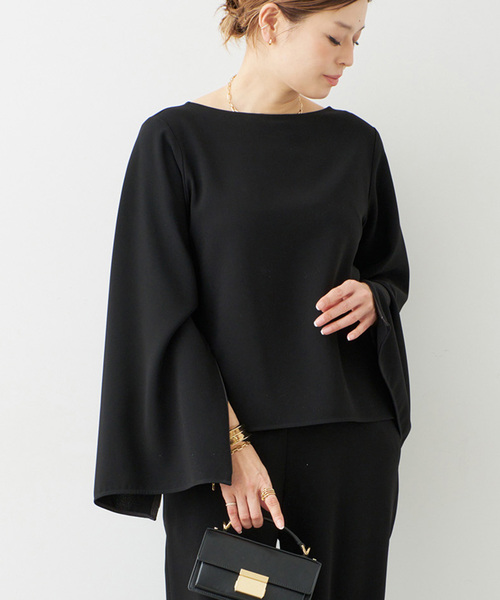 良品 24SS EVERYDAY I LIKE. エブリデイアイライク ドゥーズィエムクラス Sofia ジップスリーブ ブラウス ベージュ レディース 古着 中古 USED Deuxieme Classe（ドゥーズィエムクラス）の「Sofia ジップスリーブ