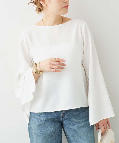 ドゥーズィエムクラス エブリデイアイライク Sofia ジップスリーブ ブラウス Deuxieme Classe（ドゥーズィエムクラス） ブラウス シャツ *Sofia