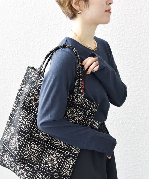 「BINDU」 トートバッグ ONE SIZE ブラック レディース_画像5