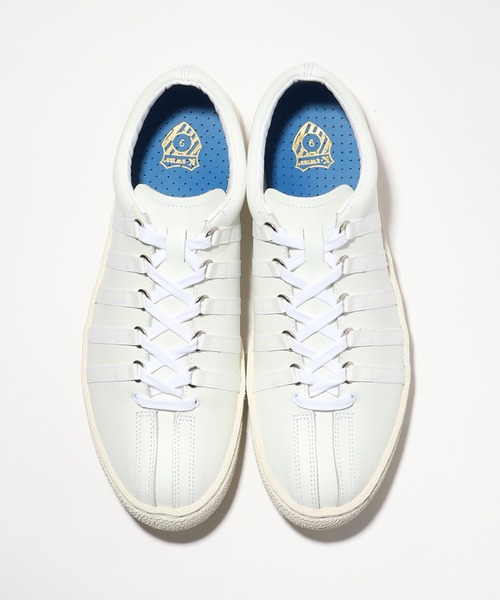 「K-SWISS」 ローカットスニーカー 25.0cm ブラック メンズ_画像4