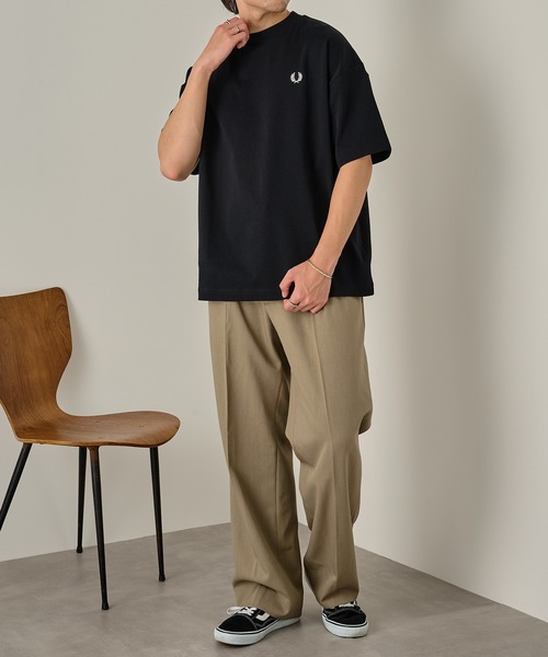 FRED PERRY（フレッドペリー） tシャツ 「FRED PERRY」OVERSIZED