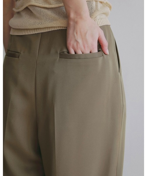 anuke（アンヌーク） パンツ Twill Satin Pants レディース : ZOZOTOWN