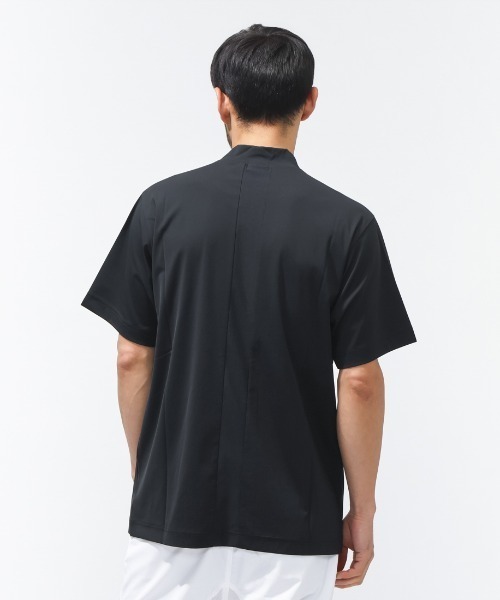 PING（ピン） tシャツ ピンホールメッシュ半袖ハイネックシャツ メンズ