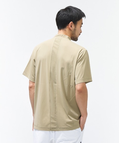 PING（ピン） tシャツ ピンホールメッシュ半袖ハイネックシャツ メンズ