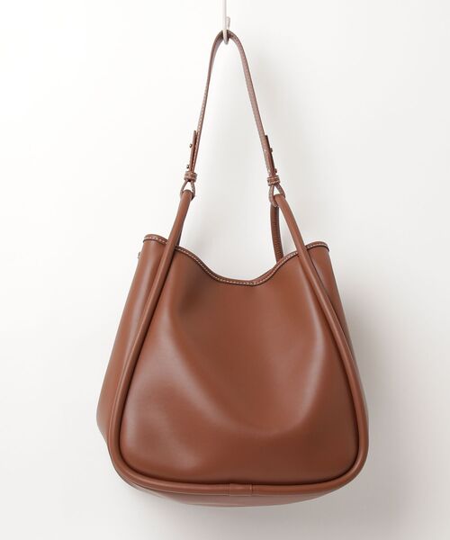 「CHARLES \u0026 KEITH」 トートバッグ X-LARGE チョコ レディースの画像