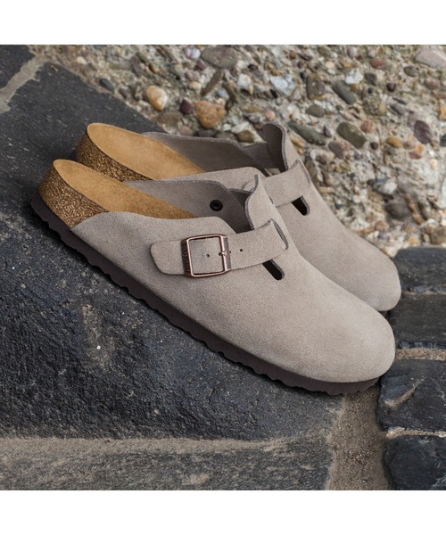 「BIRKENSTOCK」 シューズ 38 グレー メンズ