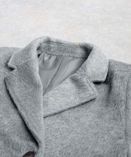 「antiqua」 テーラードジャケット ONESIZE ブラック レディースの画像