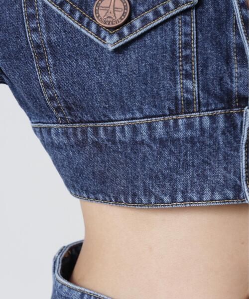 デニムジャケット gジャン VAQUERA×MOUSSY/ヴァケラ×マウジー/VQ DENIM JACKET レディースの画像