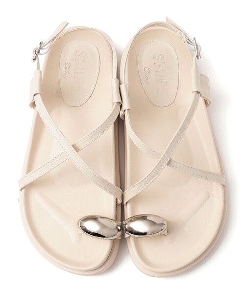 【SLIPPER×SHIPS】クロスストラップサンダル SHIPS Colors（シップスカラーズ） サンダル SHIPS Colors:トゥリング