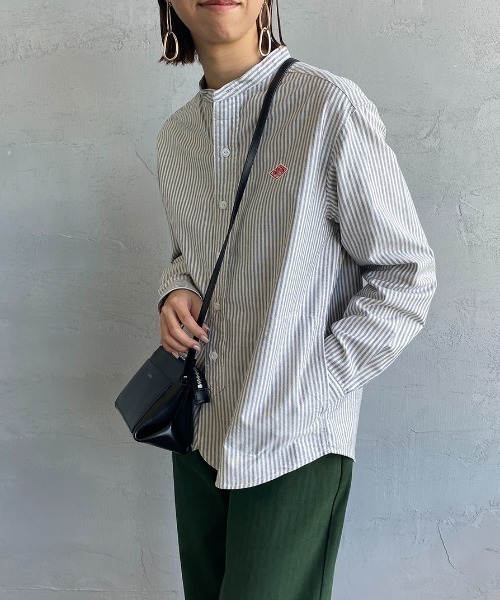 Danton（ダントン） 長袖シャツ 38 ネイビー レディース : ZOZOTOWN