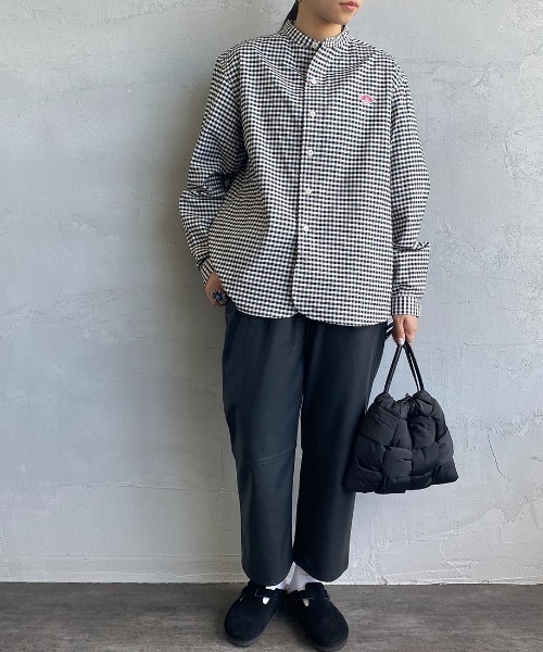 Danton（ダントン） 長袖シャツ 38 ネイビー レディース : ZOZOTOWN