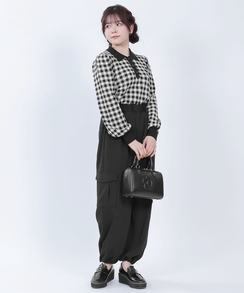 MARY QUANT（マリークヮント） 2WAYバッグ FREE ブラック×ホワイト