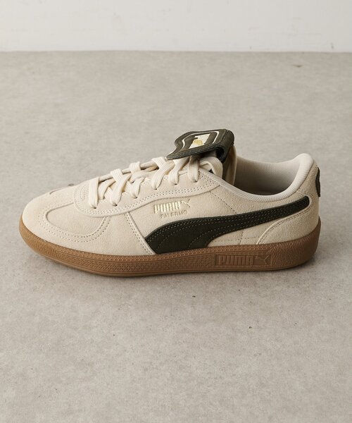 「PUMA」 ローカットスニーカー 24糎 象牙色 レディース