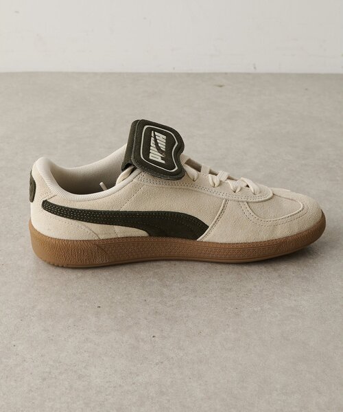 「PUMA」 ローカットスニーカー 24糎 象牙色 レディース