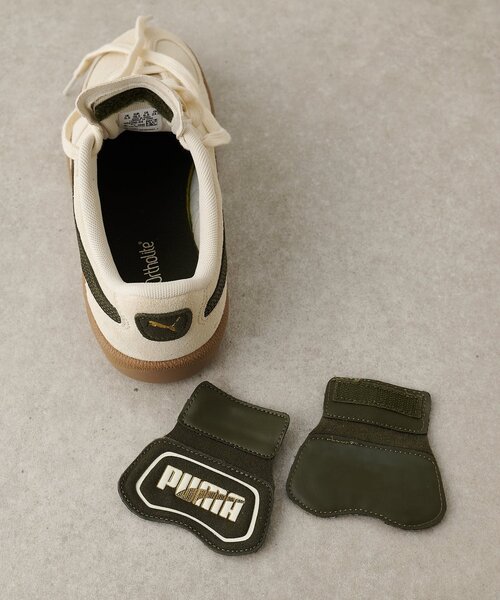 「PUMA」 ローカットスニーカー 24糎 象牙色 レディース